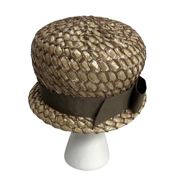 Vintage Union Made Hat Crusher Church Hat Circa 1940\'s. main image 4